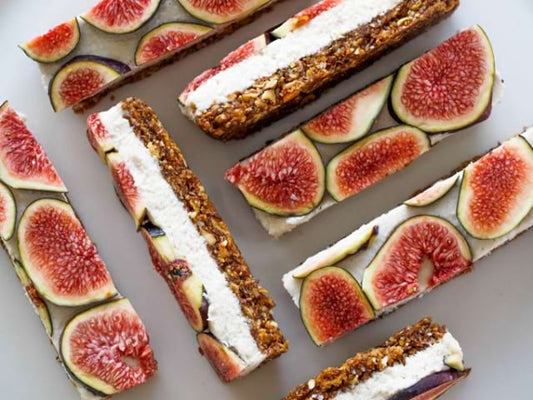 Kitchen table: Raw Vanilla Coconut Fig Slice