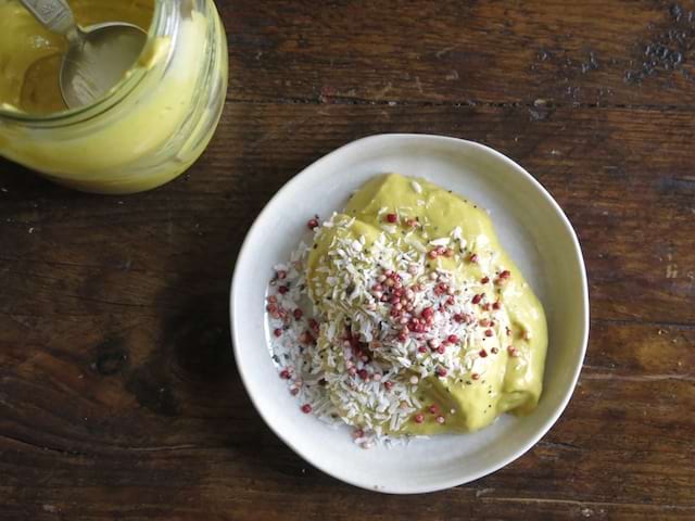 Kitchen Table: Mango and Coconut Yoghurt with Mixed Berry Qnola