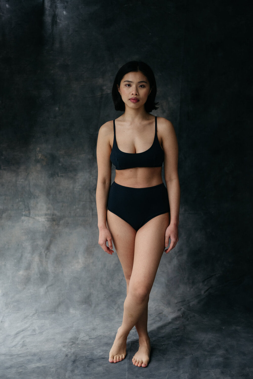 High Waist Knickers - Charcoal