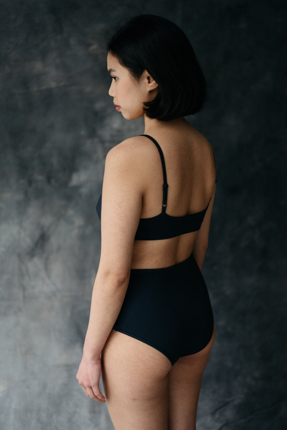 High Waist Knickers - Charcoal