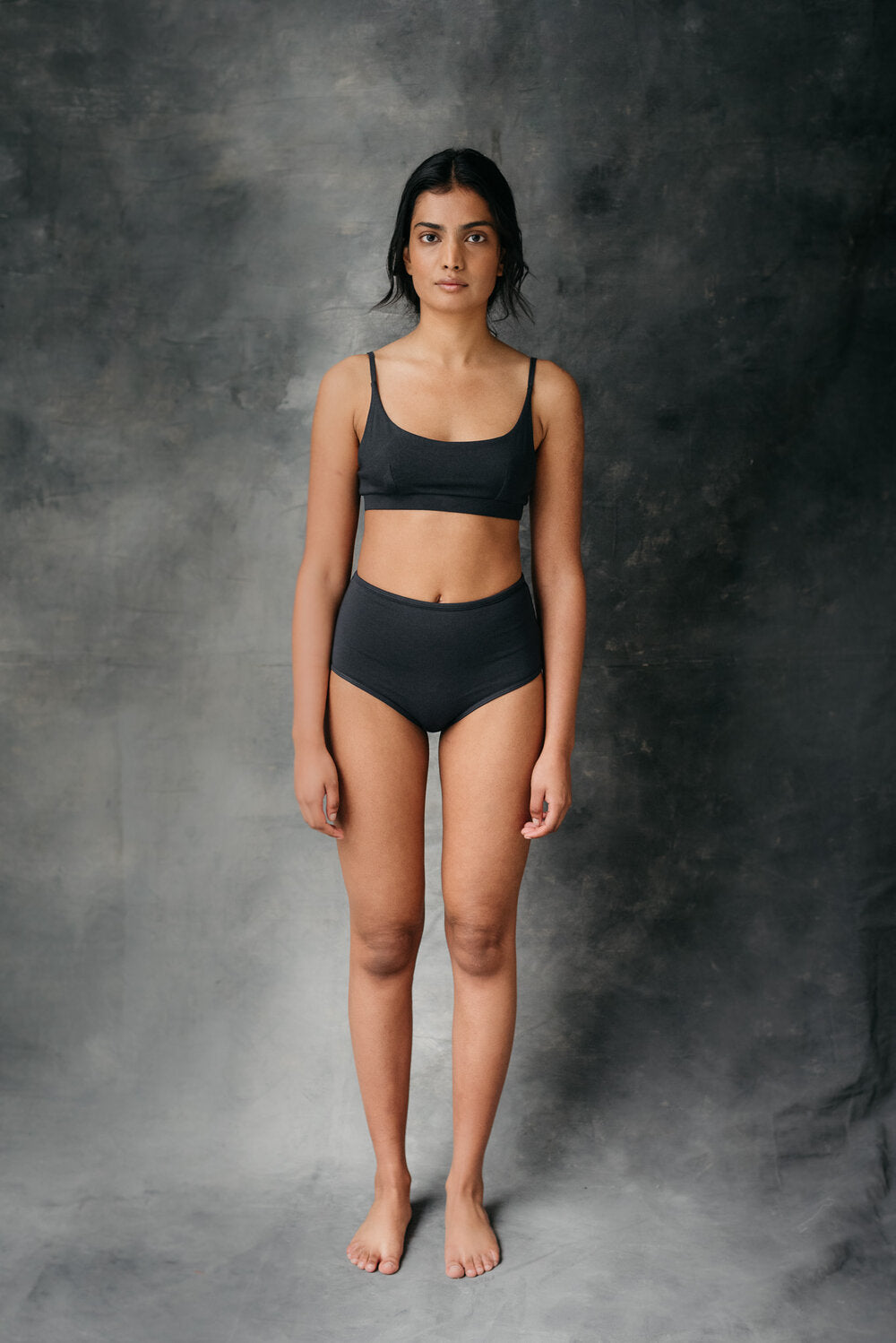 High Waist Knickers - Charcoal