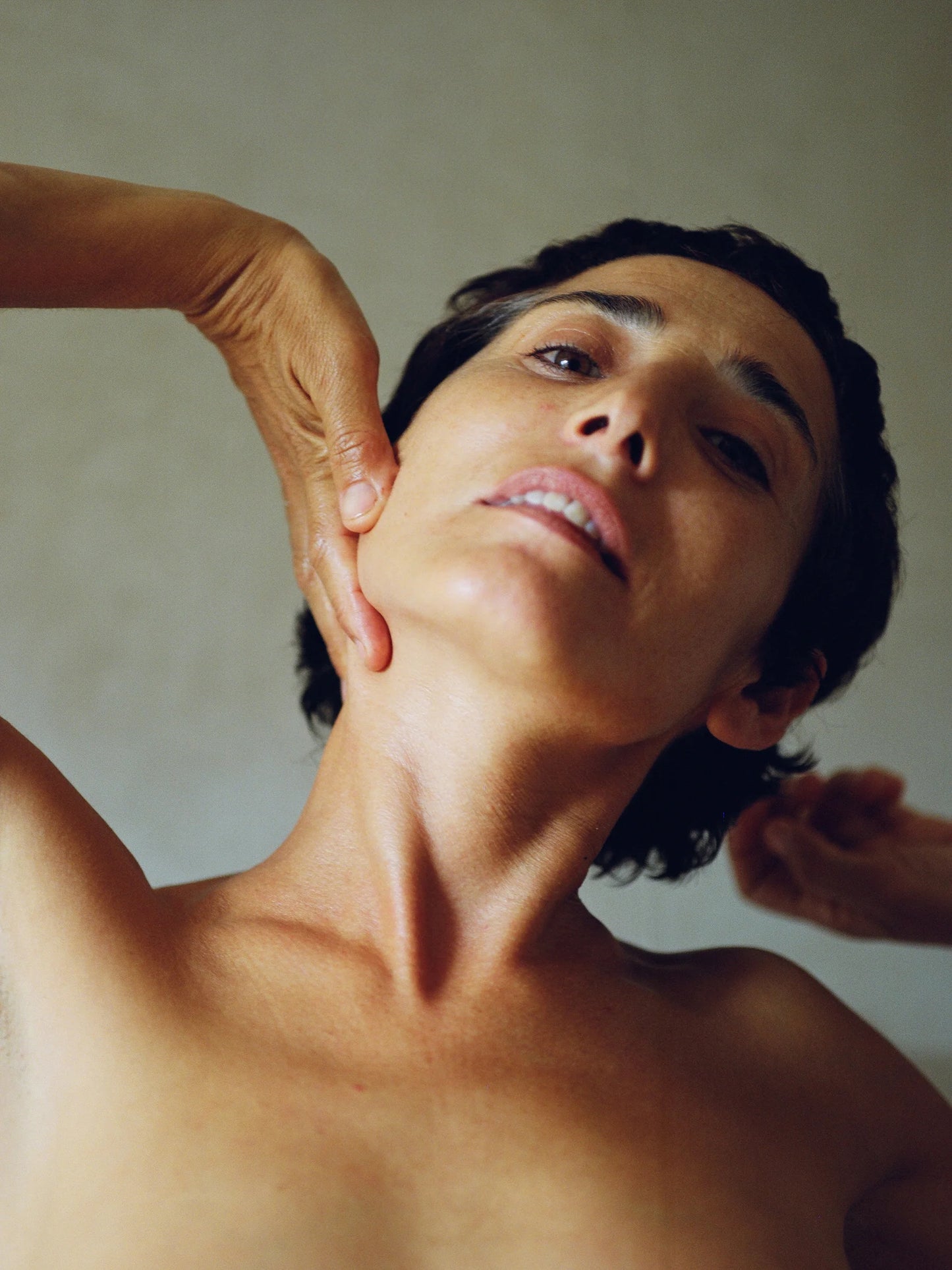 woman stretching