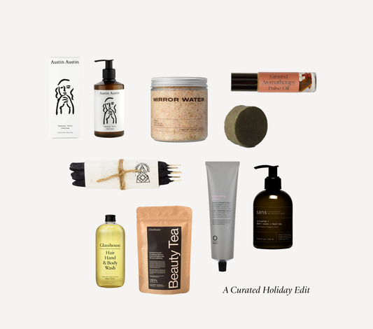 A selection of Glasshouse goods pictured together