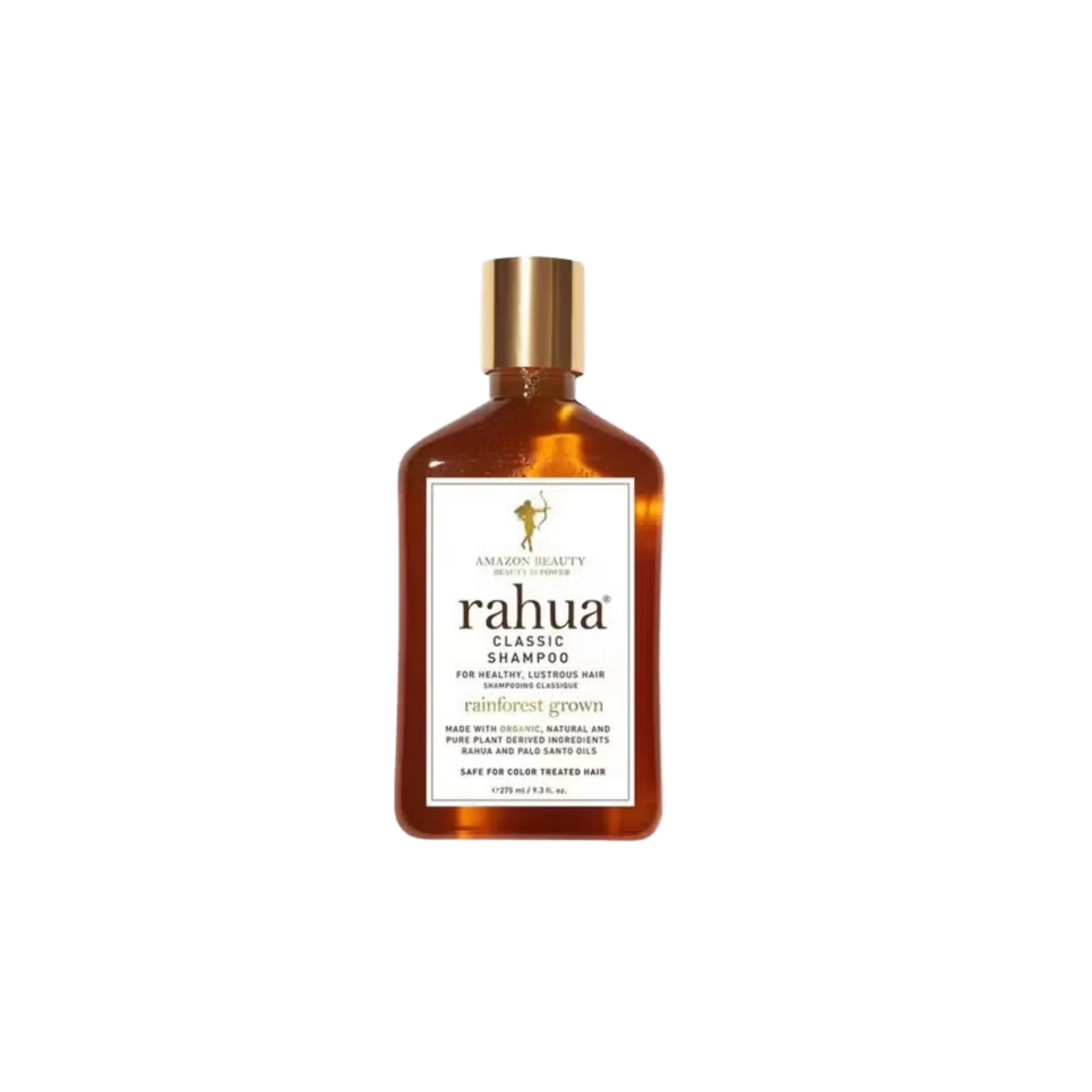 Rahua shampoo bottle on a white background