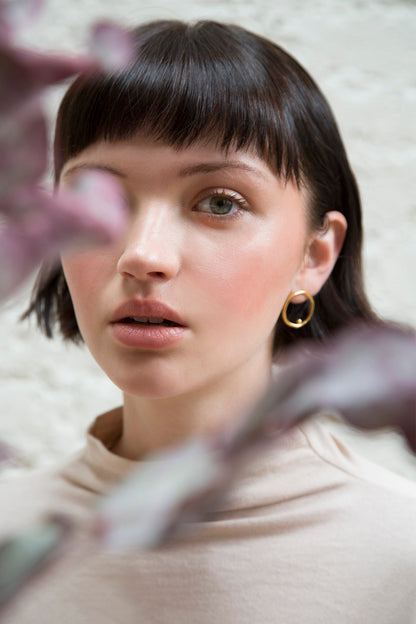Organic hair colour and cute bob glasshouse salon with botanicals