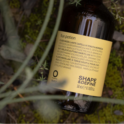 Oway Flux Potion 240ml in sustainable amber glass bottle