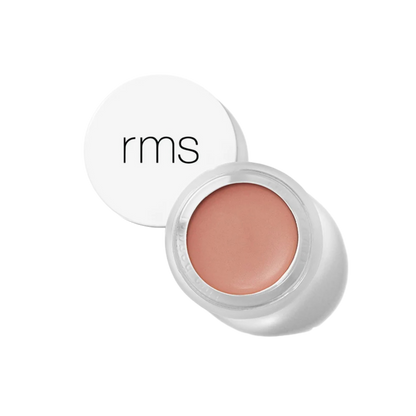 RMS Beauty Lip2Cheek cream tint pot in Spell warm nude dusty rose shade