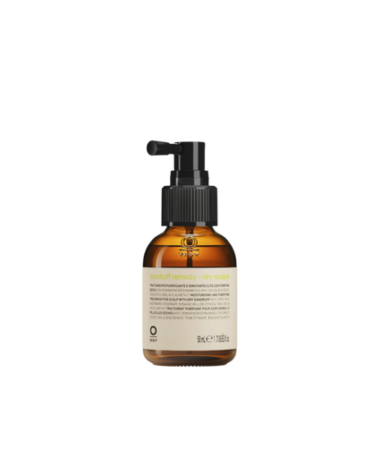 Oway Dandruff Remedy dry Scalps 50ml in sustainable amber glass bottle