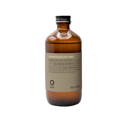 Oway Moisturising Hair Bath 240ml amber glass bottle