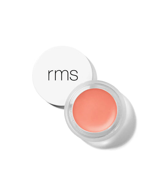 RMS Beauty Lip2Cheek cream tint pot in Lost Angel warm coral pink shade