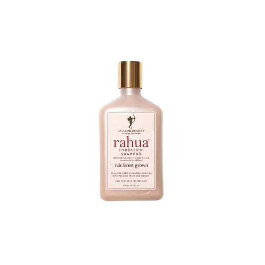 Rahua hair product bottle on a white background