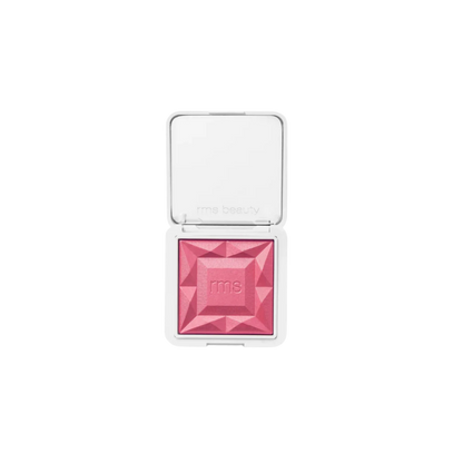 ReDimension Hydra Powder - Bermuda Rose diamond-shaped pink blush compact shown open against a solid white background.