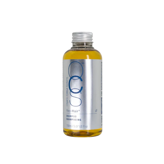 Bottle of organic cleanchemy Pro-Hair shampoo on a white background