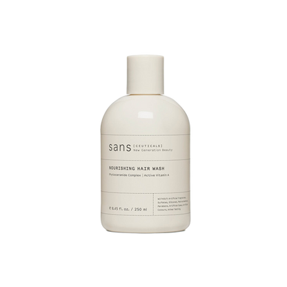 A white-labeled bottle 