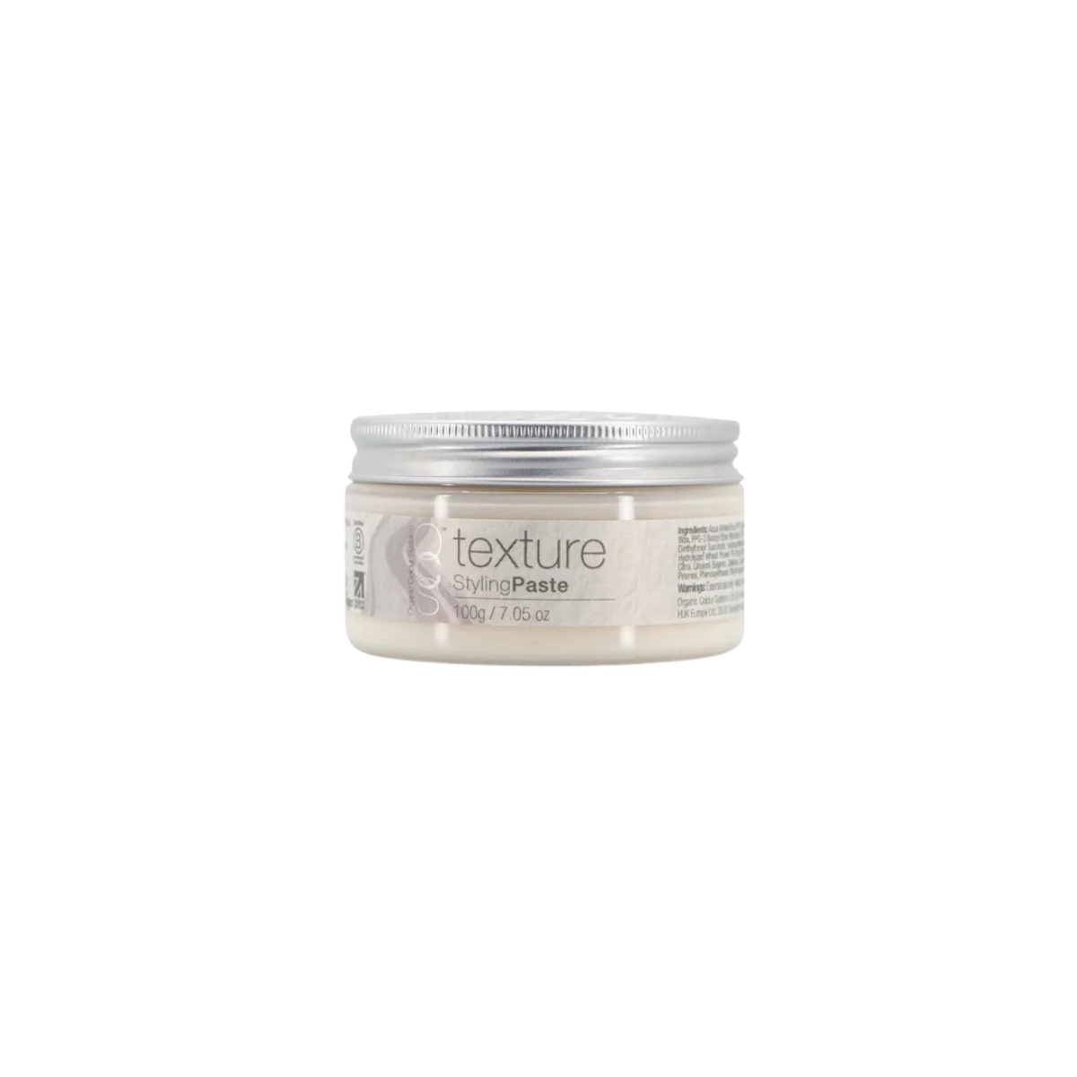 Organic Colour Systems Texture Styling Putty 100g clean natural matte paste jar