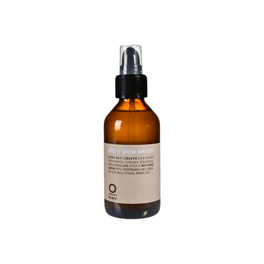 Oway Silk'n Glow Serum 50ml amber glass bottle with pump dispenser