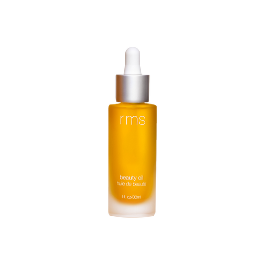 RMS Beauty Beauty Oil dropper dispensing cold-pressed botanical face oil